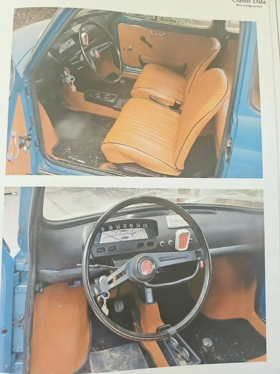 Gebraucht Fiat 500 Lusso 26 PS (19 kW) 1971 Blau Kleinwagen