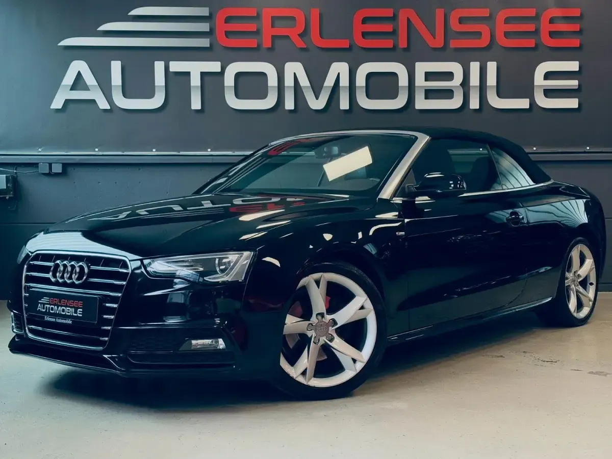 Używany Audi A5 Cabriolet S-line plus 190 KM (139 kW) 2016 Czarny Kabriolet