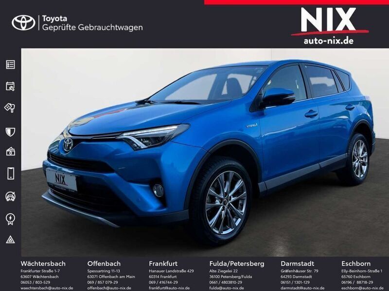 Blau Gebraucht 2016 Toyota RAV4 Hybrid Edition SUV | 22.870 € (Superpreis) - Bild 1/4