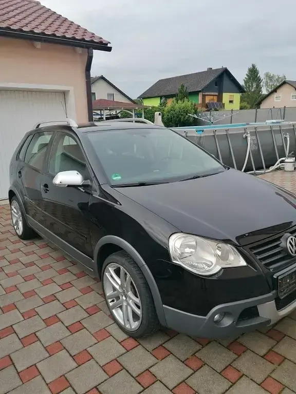 Gebraucht VW Polo Cross 69 PS (50 kW) 2009 Schwarz Kleinwagen