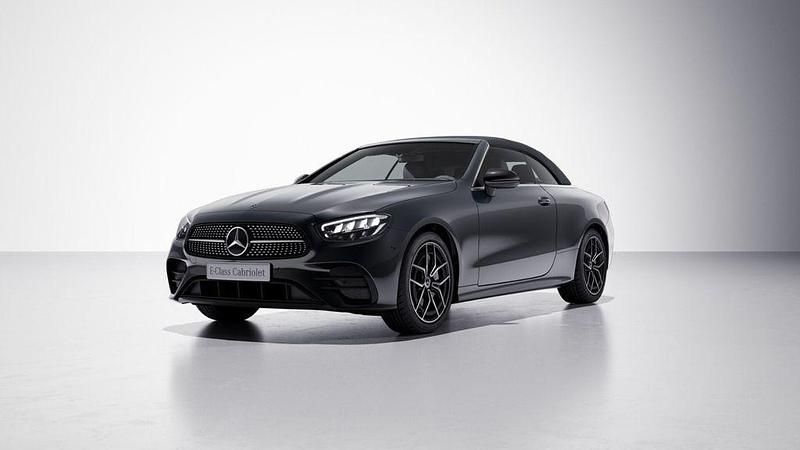Graphitgrau Gebraucht 2021 Mercedes E450 AMG line Cabrio | 54.900 € - Bild 1/4