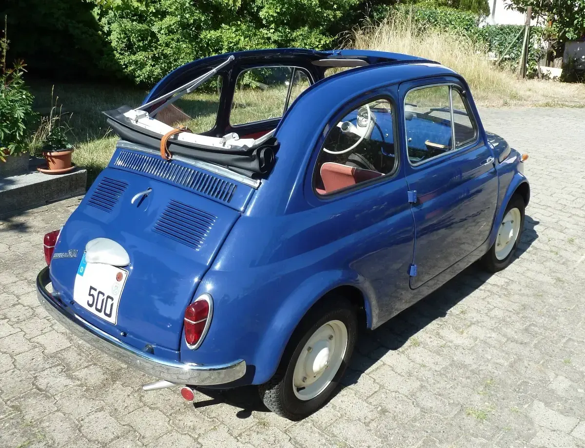 Gebraucht Fiat 500 15 PS (11 kW) 1959 Blau Kleinwagen