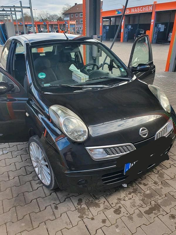 Gebraucht Nissan Micra 80 PS (58 kW) 2008 Schwarz Kleinwagen
