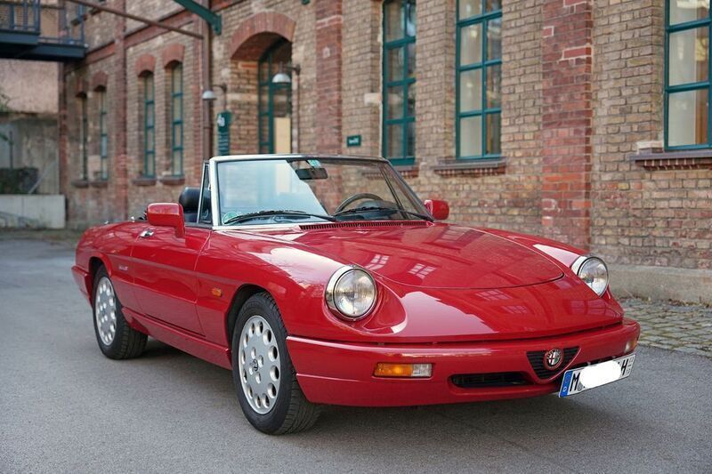 Gebraucht Alfa Romeo Spider 120 PS (88 kW) 1992 Rot Cabrio