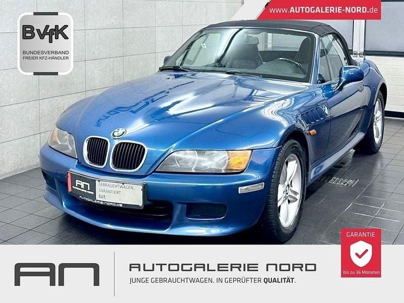 Blau Gebraucht 2001 BMW Z3 Sport Line Cabrio | 8.850 € (Guter Preis) - Bild 1/4