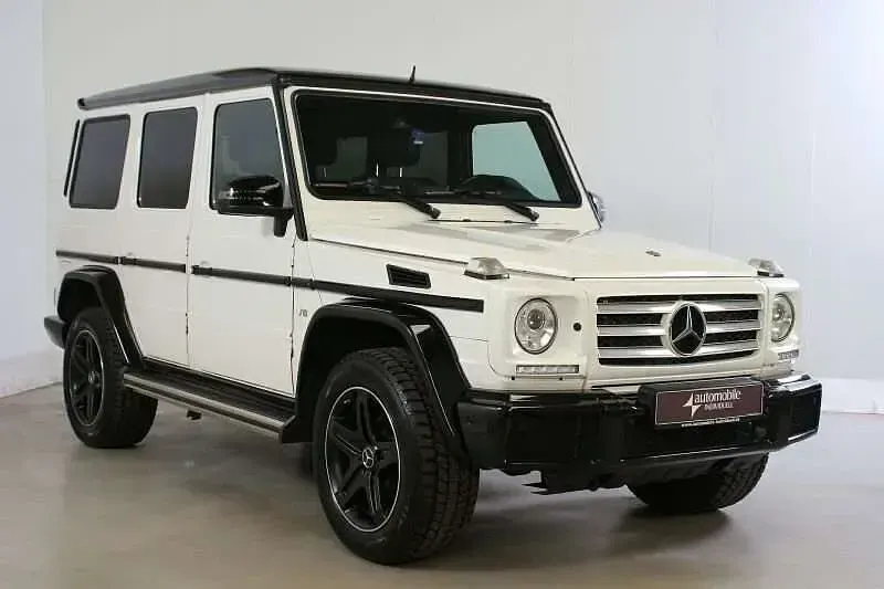 Gebraucht Mercedes G500 421 PS (309 kW) 2017 Designo mystic white 2 SUV