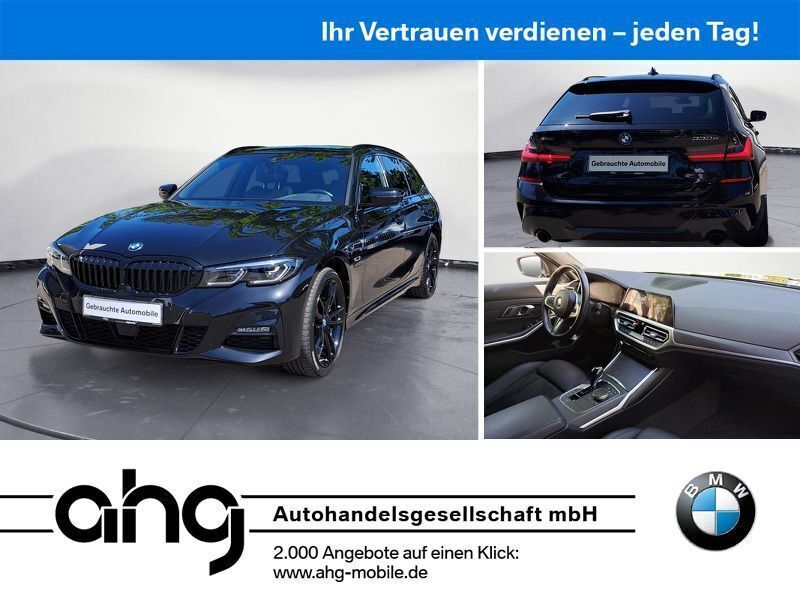 Schwarz Gebraucht 2022 BMW 330e M Sport Kombi | 37.930 € (Teuer) - Bild 1/4