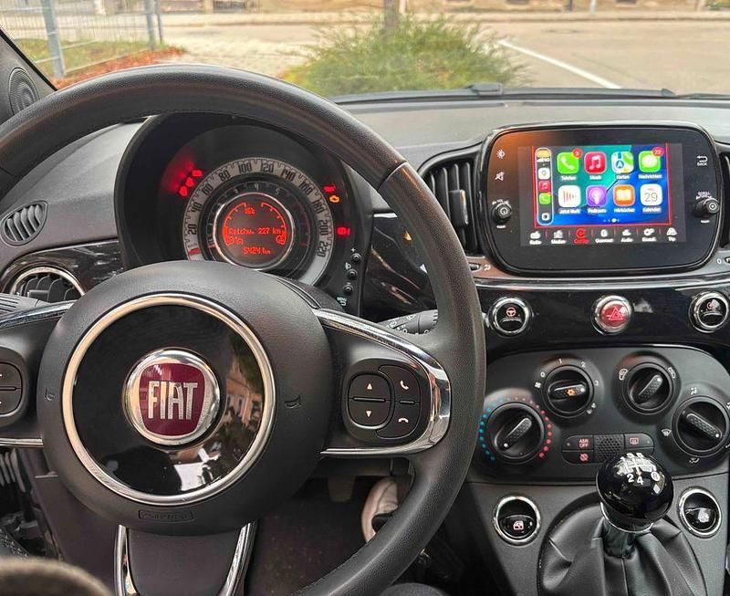 Schwarz Gebraucht 2020 Fiat 500 Lounge Kleinwagen | 10.500 € (Fairer Preis) - Bild 1/2