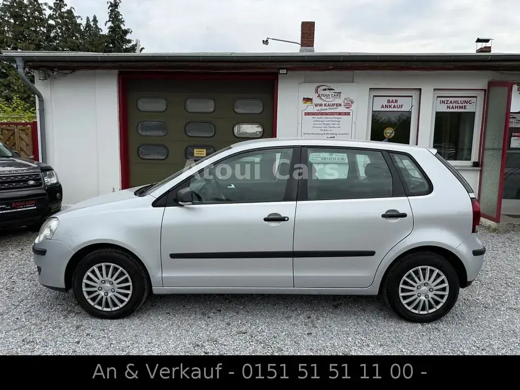 Gebraucht VW Polo Trendline 64 PS (47 kW) 2005 Silber Kleinwagen