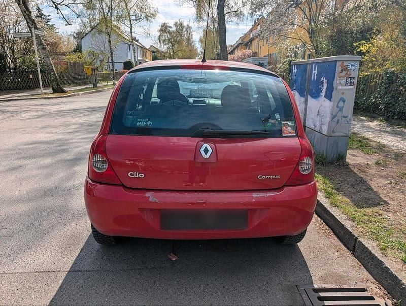 Gebraucht Renault Clio II 58 PS (42 kW) 2009 Rot Kleinwagen