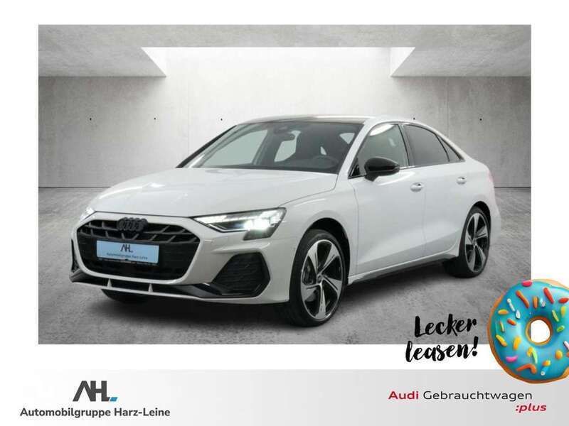 Gletscherweiß metallic Gebraucht 2024 Audi A3 S-Line Limousine | 42.710 € - Bild 1/4