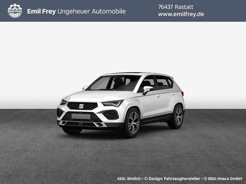 Bila white Gebraucht 2021 Seat Ateca 4Drive SUV | 21.990 € (Superpreis) - Bild 1/3