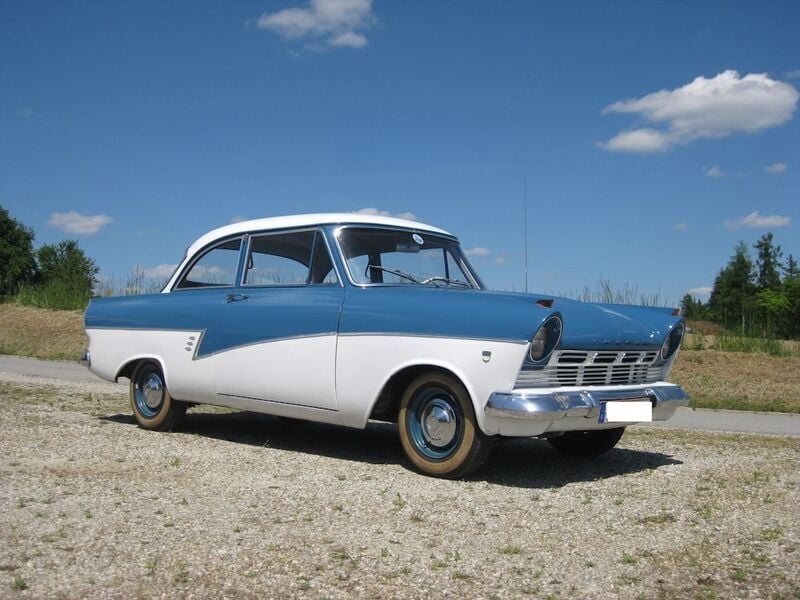 Blau Gebraucht 1957 Ford 17M Coupé | 15.000 € - Bild 1/4