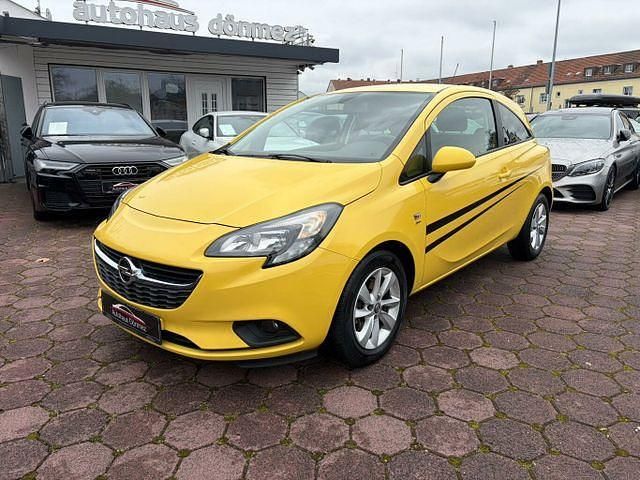 Gebraucht Opel Corsa drive 101 PS (74 kW) 2015 Gelb Kleinwagen