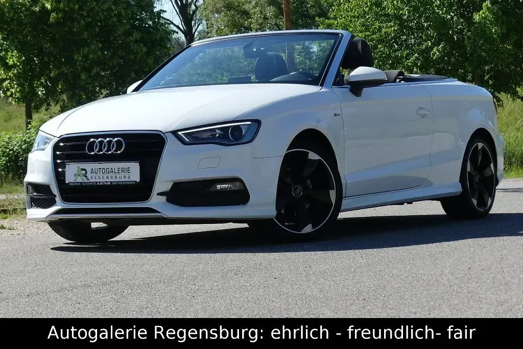 Gebraucht Audi A3 Cabriolet S-Line 125 PS (91 kW) 2016 Weiß Cabrio