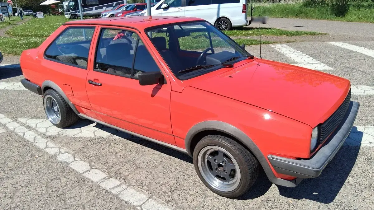 Gebraucht VW Polo 50 PS (36 kW) 1985 Rot Kleinwagen