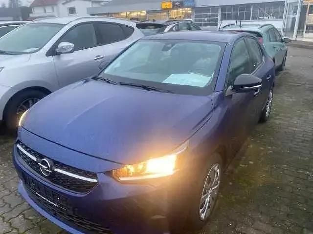 Blau (nautic blau) Gebraucht 2021 Opel Corsa-e Basis Kleinwagen | 14.990 € (Fairer Preis) - Bild 1/4