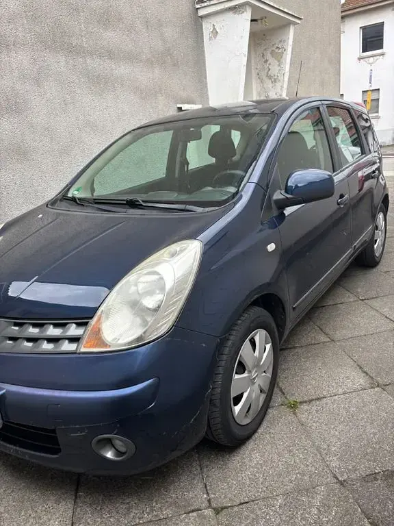 Gebraucht Nissan Note Visia 88 PS (64 kW) 2008 Blau Kleinwagen