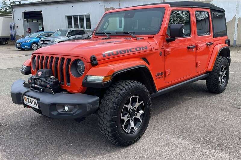 Orange Gebraucht 2020 Jeep Wrangler Unlimited Rubicon SUV | 49.800 € (Fairer Preis) - Bild 1/4