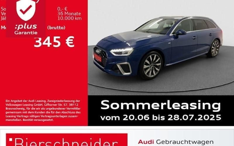 Blau Gebraucht 2024 Audi A4 S-Line Kombi | 38.950 € (Fairer Preis) - Bild 1/4
