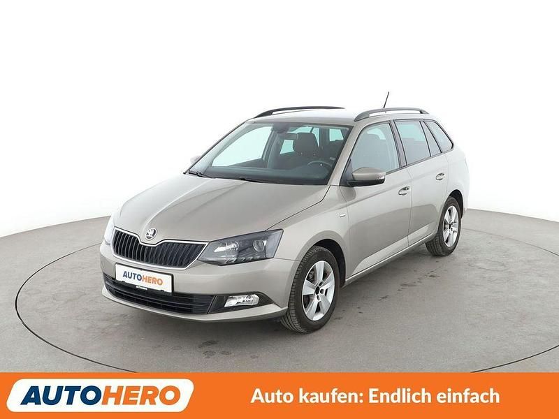 Beige Gebraucht 2018 Skoda Fabia Clever Kleinwagen | 10.570 € (Fairer Preis) - Bild 1/4