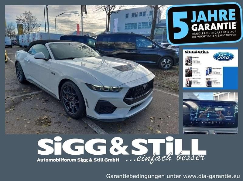 Oxford white Neu 2025 Ford Mustang GT Convertible Cabrio | 61.480 € (Fairer Preis) - Bild 1/4