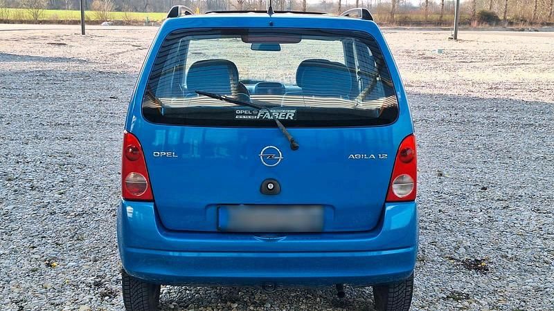Gebraucht Opel Agila 75 PS (55 kW) 2002 Blau Van / Kleinbus