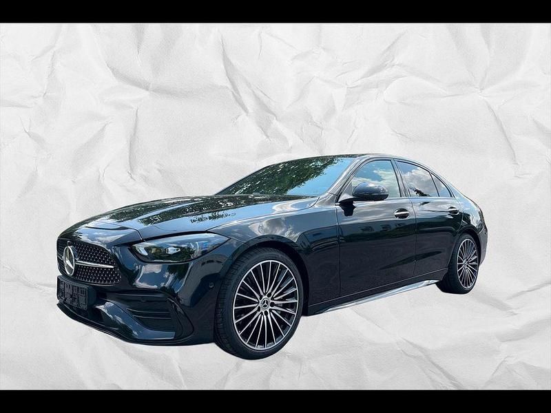 Schwarz Neu 2025 Mercedes C200 AMG Line Premium Plus Limousine | 62.475 € (Teuer) - Bild 1/4
