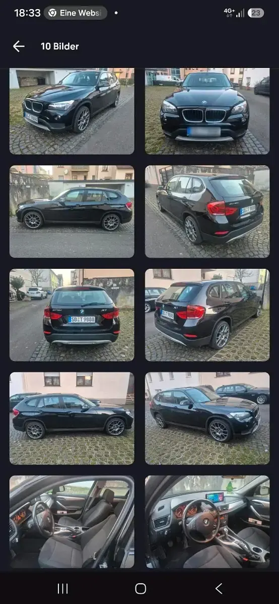 Gebraucht BMW X1 116 PS (85 kW) 2013 Schwarz SUV