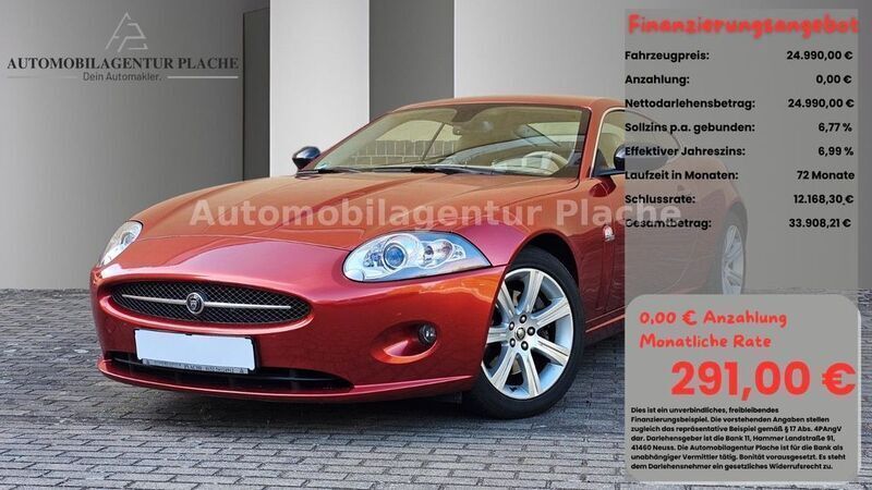Rot Gebraucht 2007 Jaguar XK Coupé | 24.990 € (Fairer Preis) - Bild 1/4
