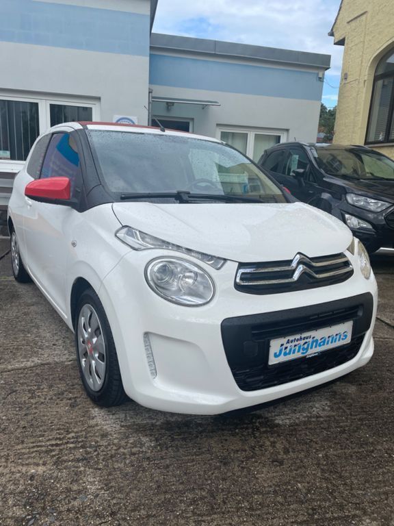 Gebraucht Citroën C1 Feel 82 PS (60 kW) 2014 Weiß Kleinwagen