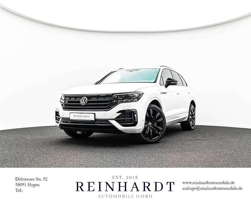 Pure white Gebraucht 2023 VW Touareg R-line SUV | 61.545 € (Teuer) - Bild 1/3