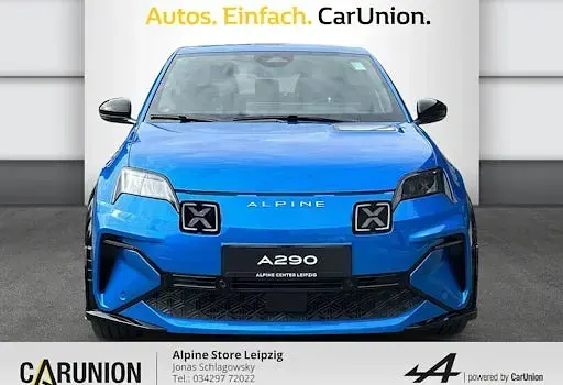 Neu Alpine A290 130 kW (177 PS) 2026 Alpine vision blau Kleinwagen