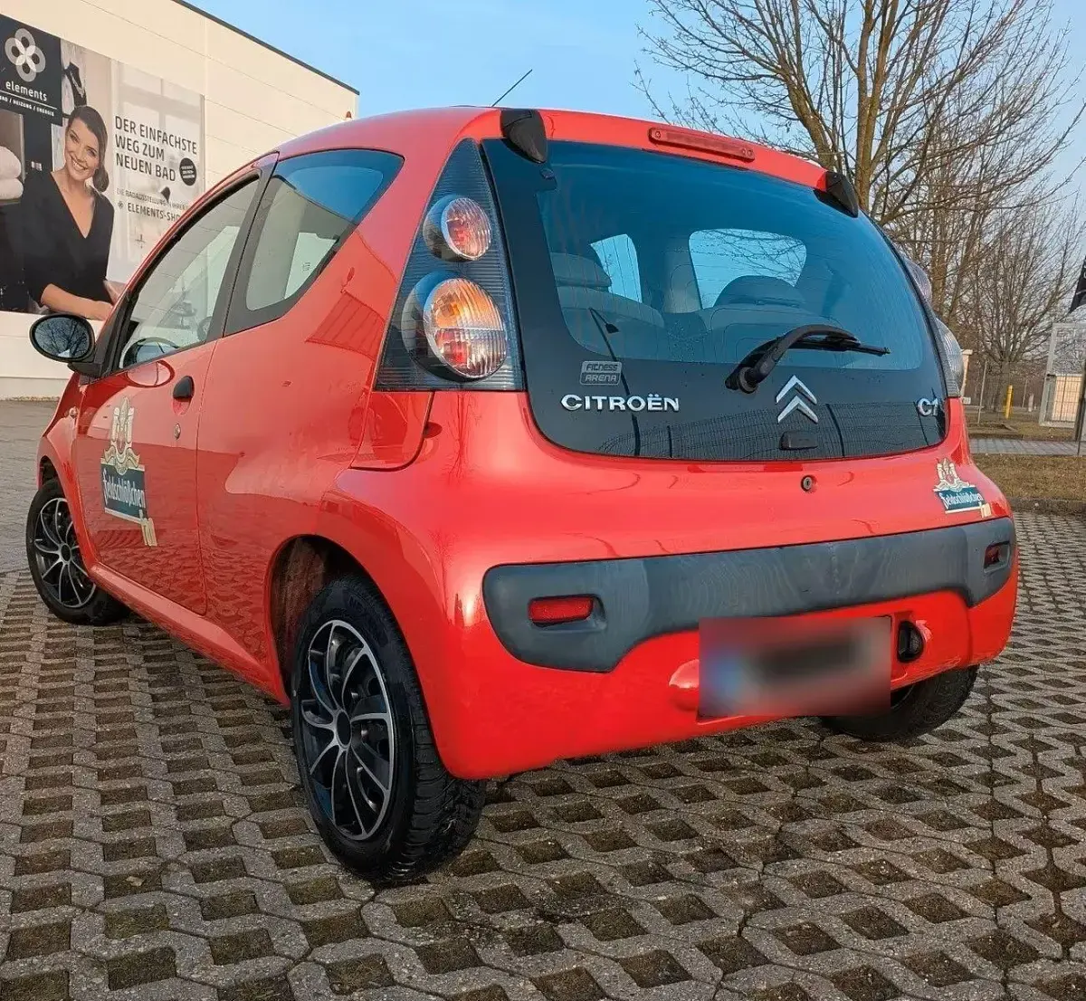 Gebraucht Citroën C1 Advance 68 PS (50 kW) 2009 Rot Kleinwagen