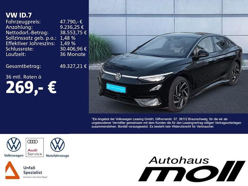 Gebraucht VW ID.7 Pro 210 kW (286 PS) 2024 Schwarz Limousine