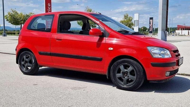 Rot Gebraucht 2004 Hyundai Getz Edition+ Kleinwagen | 1.000 € (Fairer Preis) - Bild 1/4