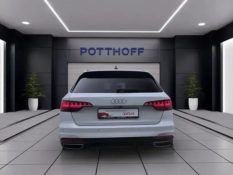 Gebraucht Audi A4 S-Line 204 PS (150 kW) 2024 Gletscherweiß metallic Kombi