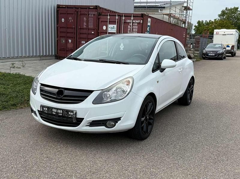 Weiß Gebraucht 2009 Opel Corsa Color Edition Kleinwagen | 1.000 € (Superpreis) - Bild 1/4