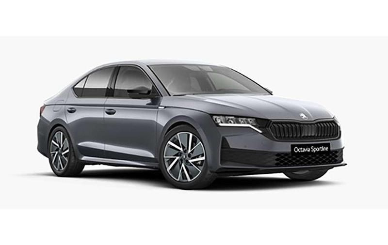 Graphitgrau metallic Neu 2025 Skoda Octavia SportLine Limousine | 41.690 € (Fairer Preis) - Bild 1/4