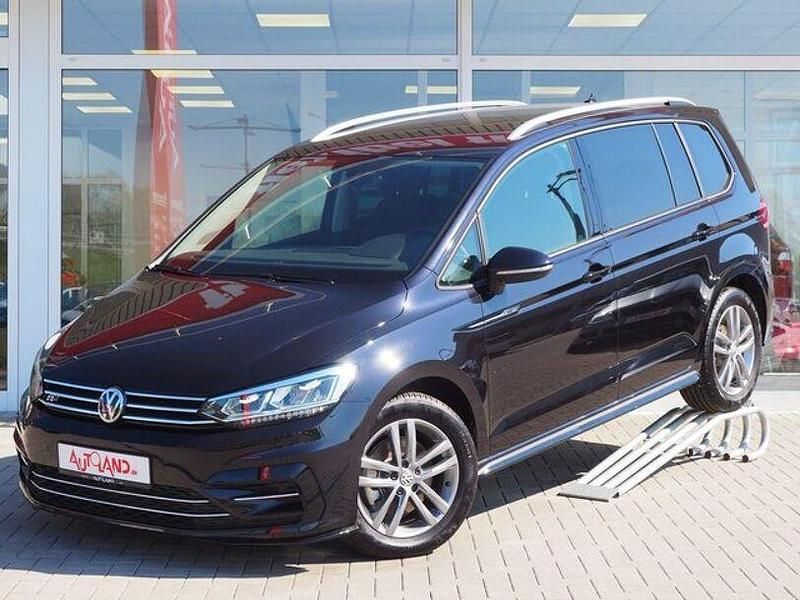 Gebraucht VW Touran R-line 150 PS (110 kW) 2019 Schwarz Van / Kleinbus
