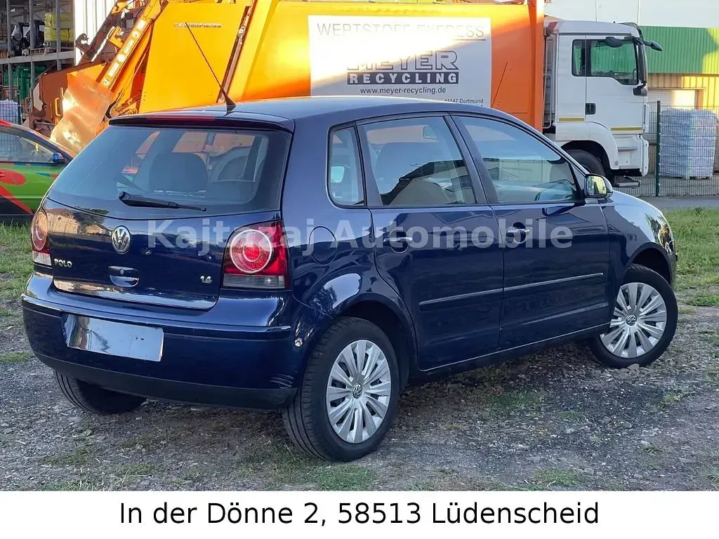 Käytetty VW Polo 75 HP (55 kW) 2007 Sininen Viistoperä