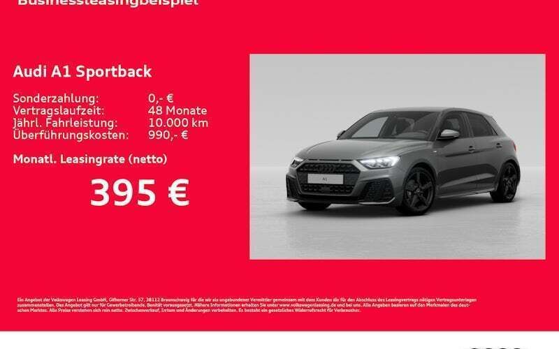 Grau Neu 2025 Audi A1 Sportback S-Line Kleinwagen | 37.362 € (Etwas zu teuer) - Bild 1/4