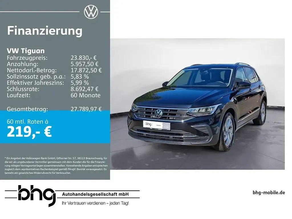 Gebraucht VW Tiguan Life 150 PS (110 kW) 2022 SUV