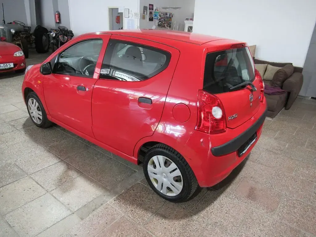 Gebraucht Nissan Pixo Acenta 68 PS (50 kW) 2010 Rot Kleinwagen