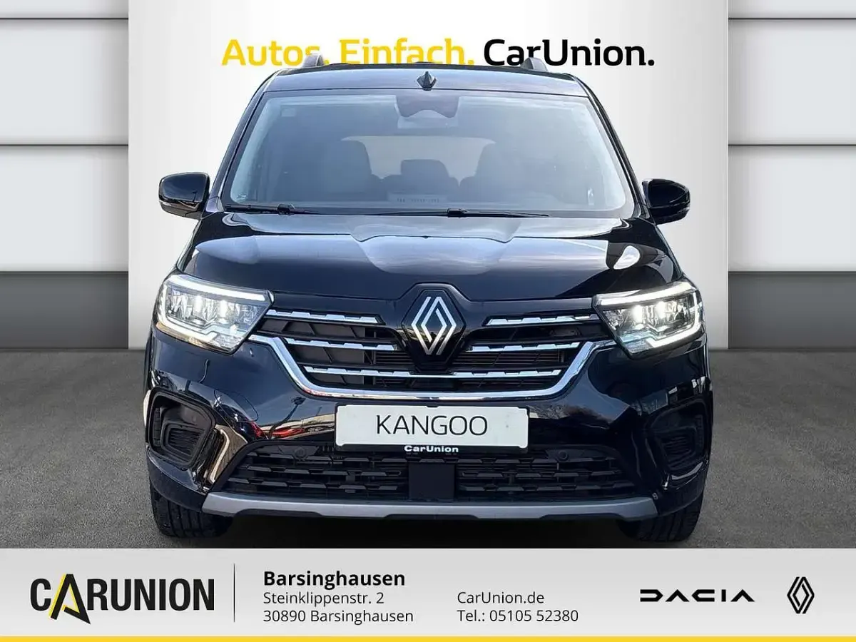 Neu Renault Kangoo Techno 131 PS (96 kW) 2026 Black pearlschwarz metallic Van / Kleinbus