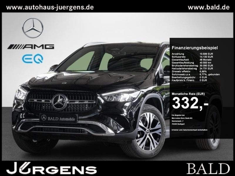 Metalliclack kosmosschwarz Gebraucht 2024 Mercedes GLA180 Progressive SUV | 36.840 € (Fairer Preis) - Bild 1/4