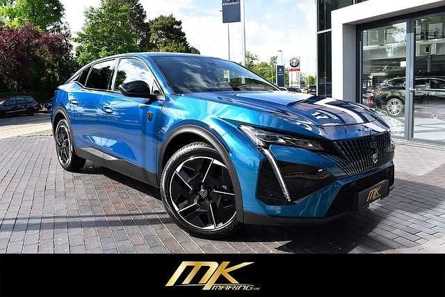 Obsession blau (metallic) Gebraucht 2024 Peugeot 408 GT GTi Limousine | 25.790 € (Superpreis) - Bild 1/4