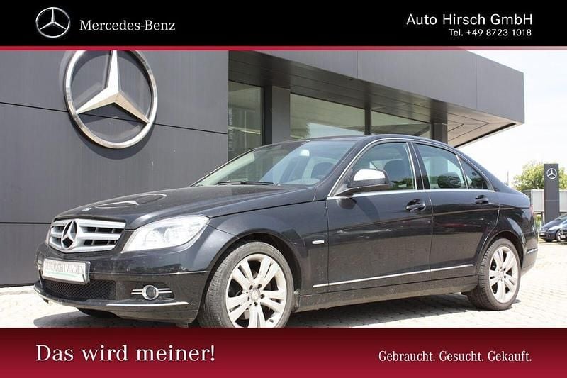 Obsidianschwarzmet. Gebraucht 2008 Mercedes C230 Avantgarde Limousine | 7.500 € (Fairer Preis) - Bild 1/4