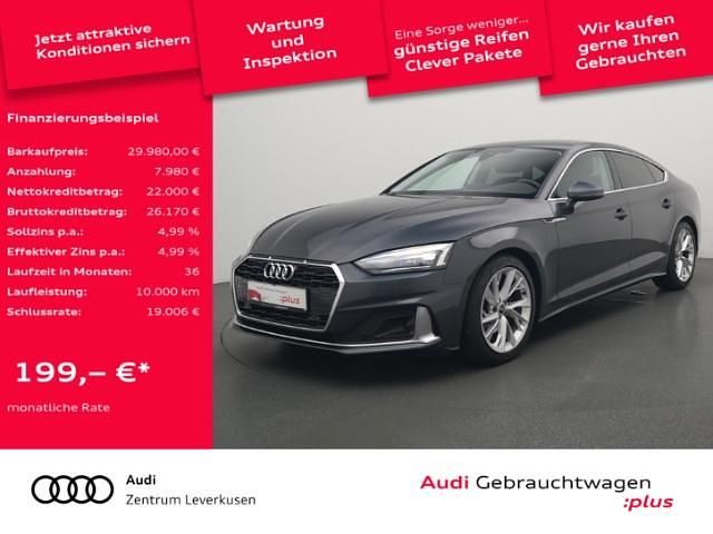 Grau Gebraucht 2022 Audi A5 Business Coupé | 28.480 € (Superpreis) - Bild 1/4