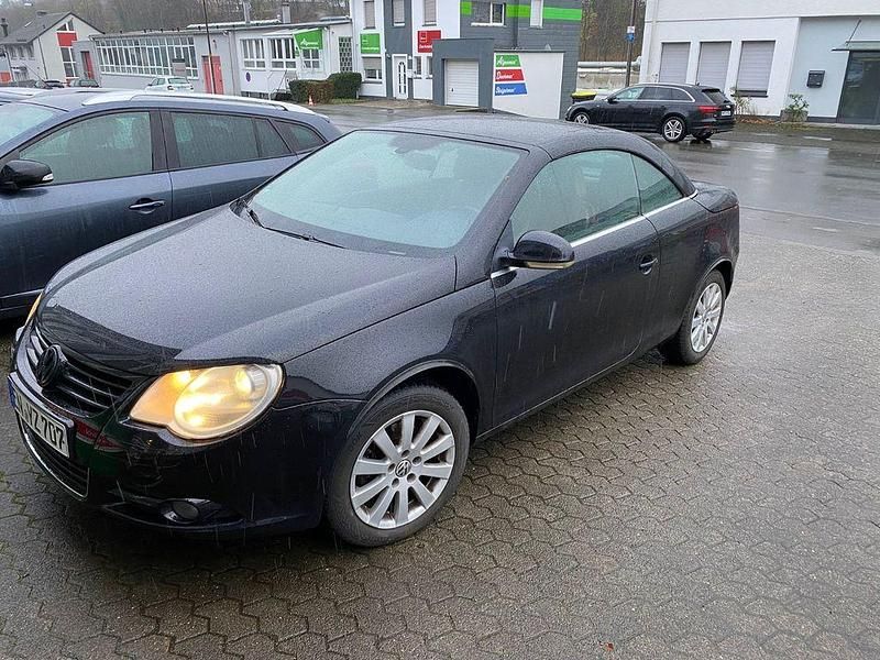 Schwarz Gebraucht 2007 VW Eos Edition Cabrio | 4.500 € (Guter Preis) - Bild 1/4